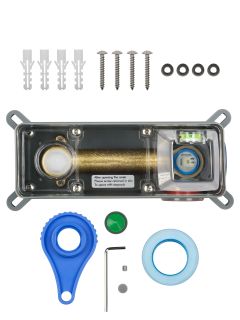 Встраиваемый смеситель для раковины Wonzon & Woghand Frame WW-88869010-MB чёрный матовый